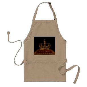 Delantal Rey Apron de la cocina