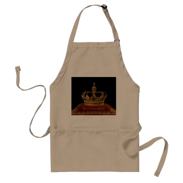 Delantal Rey Apron de la cocina (Frente)