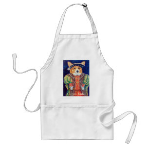 Delantal REY APRON del Corgi Galés del Pembroke