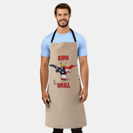 Delantal Rey Del Gril, Longhorn Steer Apron