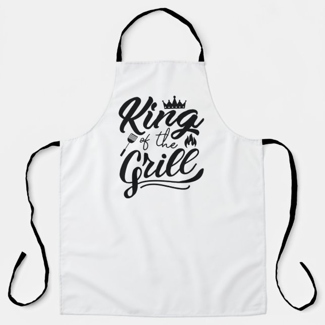 Delantal Rey Del Grill (Anverso)