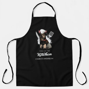 Delantal Rey Kelpie australiano del chef del perro de cocin