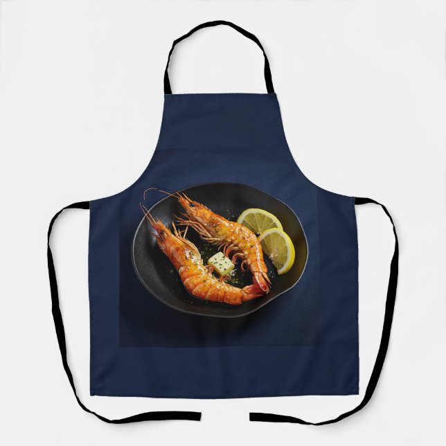 Delantal Rey parrillado coreano Prawn (Daegae Gui) (Anverso)
