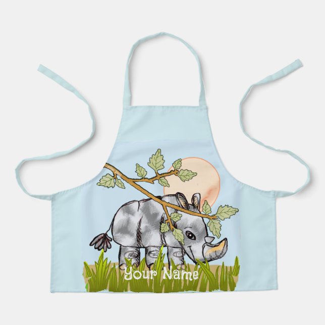 Delantal Rhino Hiding (Anverso)