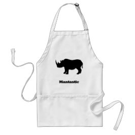 Delantal Rhino Mantastic black