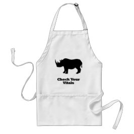 Delantal Rhino revisa sus vitales