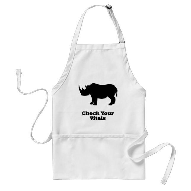 Delantal Rhino revisa sus vitales (Frente)