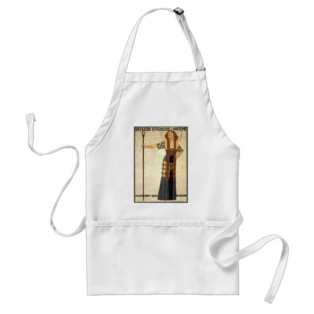 Delantal Richard Strauss-Woche, de estilo Art Nouveau vinta (Frente)