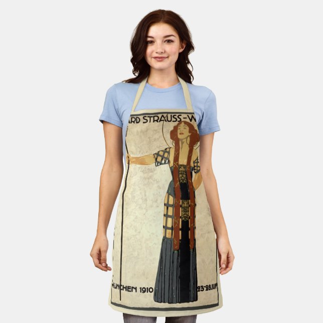 Delantal Richard Strauss-Woche, de estilo Art Nouveau vinta (Gastado)