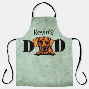 Delantal Ridgeback Rhodesiano Personalizado Papá Apron