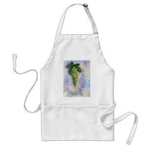 Delantal Riesling White Wine Grapes Apron