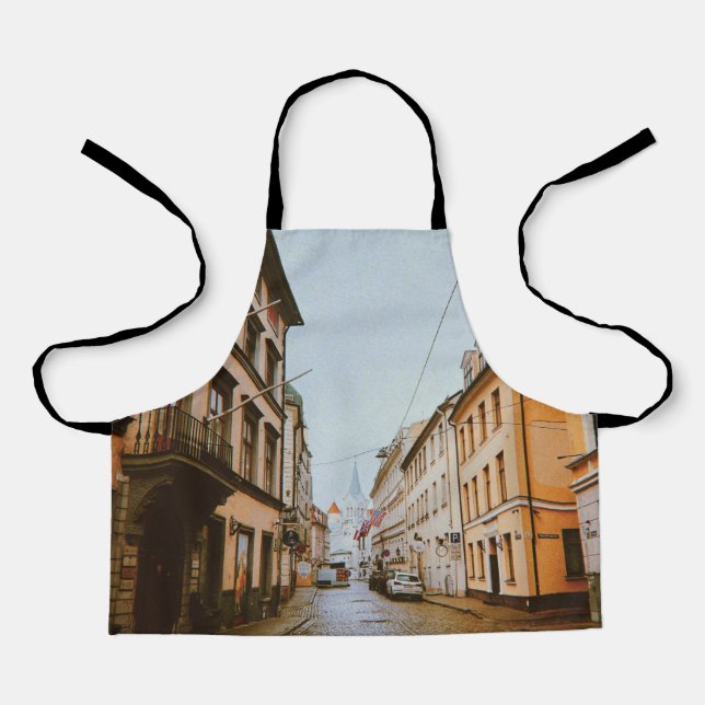 Delantal Riga, Letonia Cityscape (Anverso)