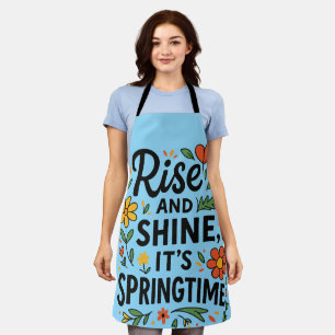Delantal Rise & Shine - Celebrar la primavera en estilo con