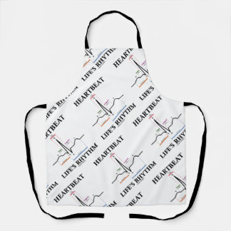 Delantal Ritmo de la vida del latido electrocardiograma ECG