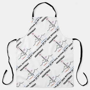 Delantal Ritmo De Latido De Mi Electrocardiograma ECG Soul