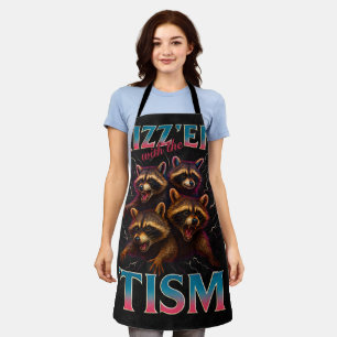 Delantal Rízzalos Con La Camiseta Del Meme Tism Autismo Div