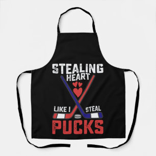 Delantal Robando Corazón Como Robo Discos Hockey San Valent