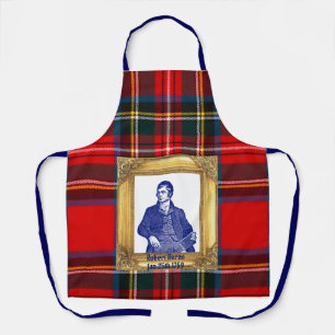 Delantal Robert Burns Supper Royal Stewart Plaid Ene 25