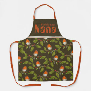 Delantal Robin Apron, el mejor Personalizado retro de Nana 