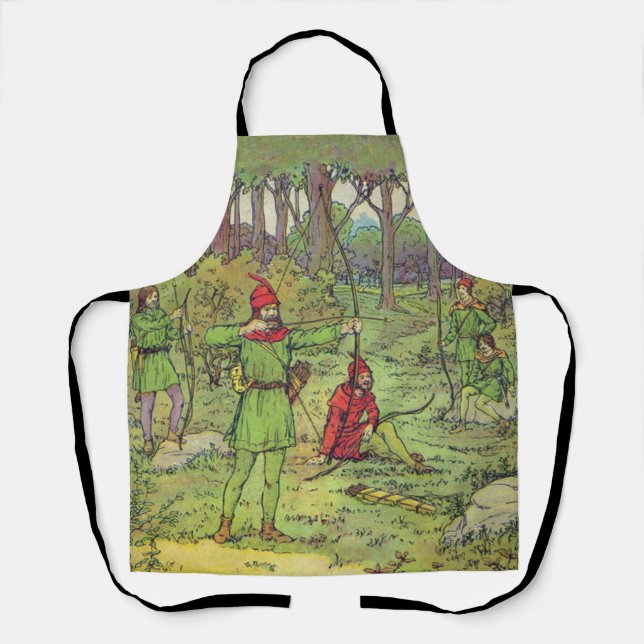 Delantal Robin Hood en el bosque (Anverso)