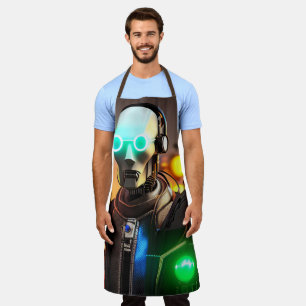 Delantal Robot 2 patrón de chef