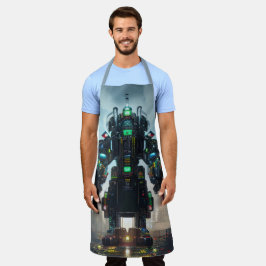 Delantal Robot 4 patrón del chef