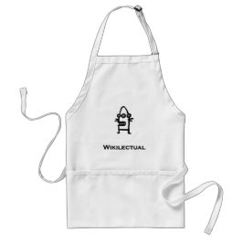 Delantal Robot ocular Wikilectual negro