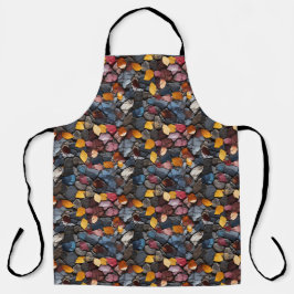 Delantal Rocas y hojas