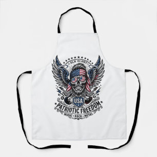 Delantal Rociero de bandana patriótica Old Glory Música Roc