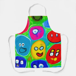 Delantal Rock Mascota abstracto