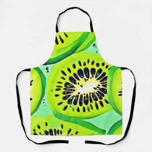 Delantal Rodajas de Kiwi: Vibrantes y Frescas