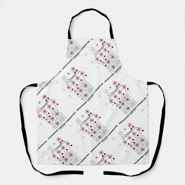 Delantal Rodeado Por Una Generación De Punnett Square (Anverso)