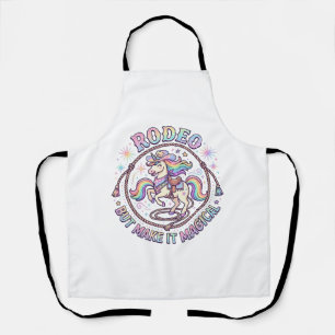 Delantal Rodeo de Unicornios pero Hazlo Mágico Regalo Diver