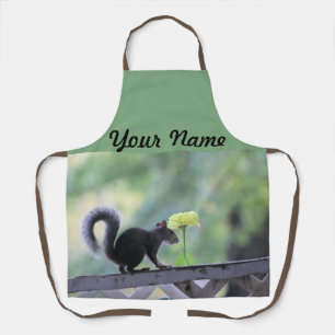 Delantal Rojo pequeño y amarillo