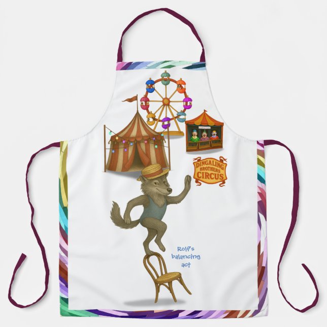 Delantal Rolf's balancing act (Anverso)