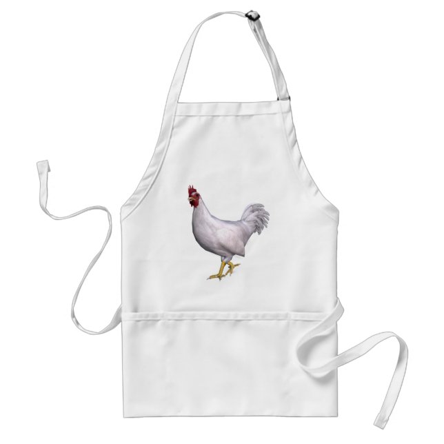 Delantal Rooster blanco (Frente)