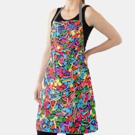 Delantal Ropa arcoiris y Jimmies