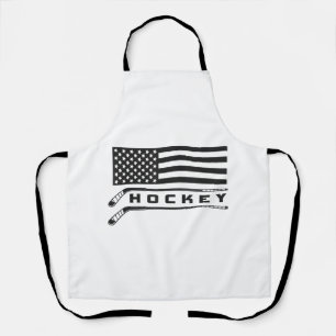 Delantal Ropa de hockey con bandera estadounidense - Hockey