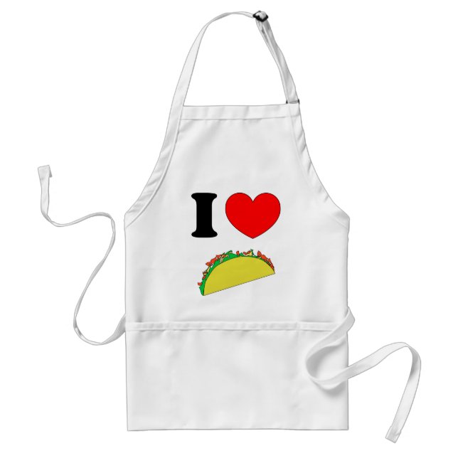 Delantal Ropa de Taco Divertida Martes de Taco Comida Mexic (Frente)
