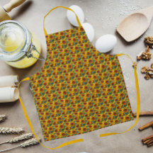 Ropa floral amarilla y bronce Rudbeckias