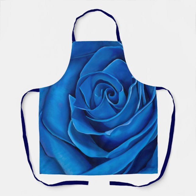 Delantal Rosa azul Apron (Anverso)