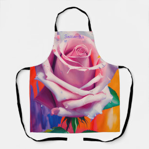 Delantal Rosa Bohemia Negrita Personalizada Artsy