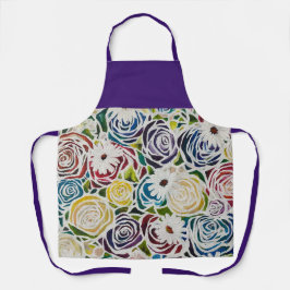 Delantal Rosa Bouquet Apron