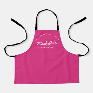 Delantal Rosa casero hecho con amor Personalizado cocina