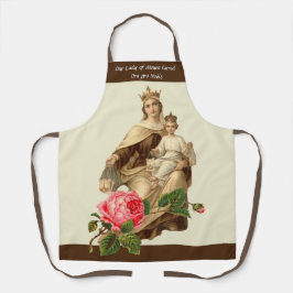 Delantal Rosa de la Virgen Santa María Monte Carmel