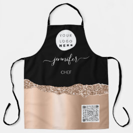 Delantal Rosa de nombres de pastelería en restaurantes con