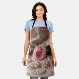 Delantal Rosa de Seda