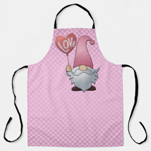 Delantal Rosa en los corazones rosados: Cocina en vivo en A