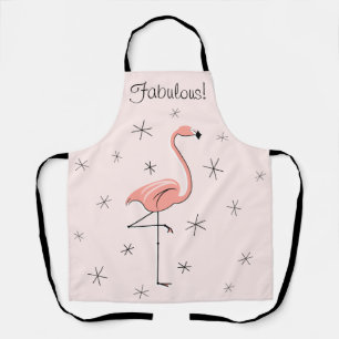 Delantal rosa flamenco ¡Fabuloso!