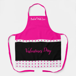 Delantal Rosa Negro Y Luminoso